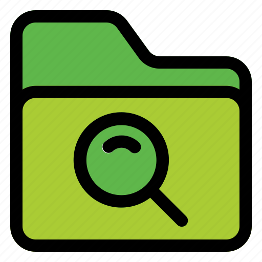 Search, folder, find, file, document icon - Download on Iconfinder