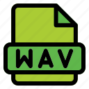 wav, document, file, format, folder