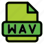 wav, document, file, format, folder 
