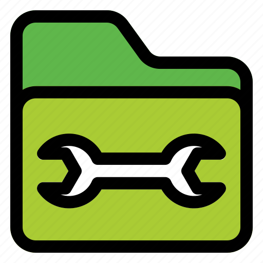 Wrench, files, folder, options, setting icon - Download on Iconfinder