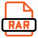 rar, document, file, format, folder