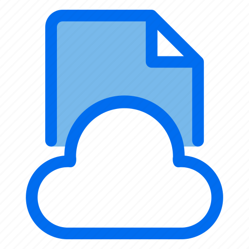 Cloud, file, document, format, folder icon - Download on Iconfinder