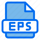 eps, document, file, format, folder