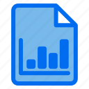 graph, statistics, report, chart, folder