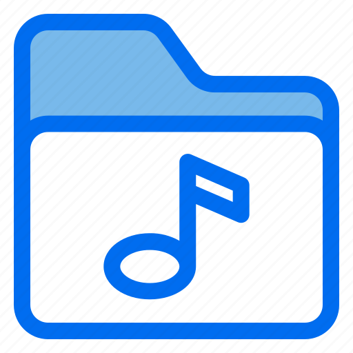Music, folder, tone, file, audio icon - Download on Iconfinder