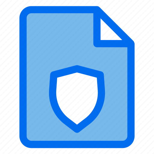 Shield, files, folder, protection, secure icon - Download on Iconfinder