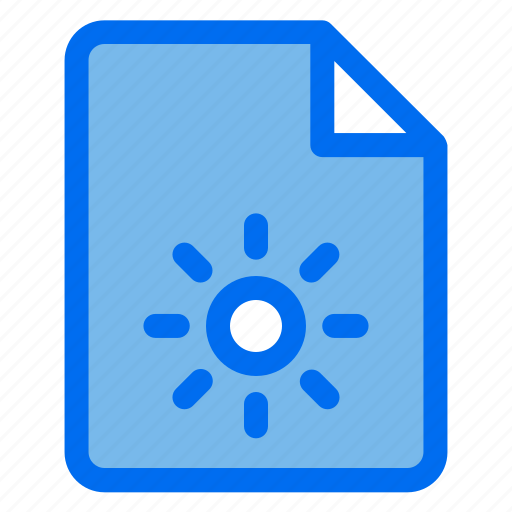 Sun, folder, file, document icon - Download on Iconfinder