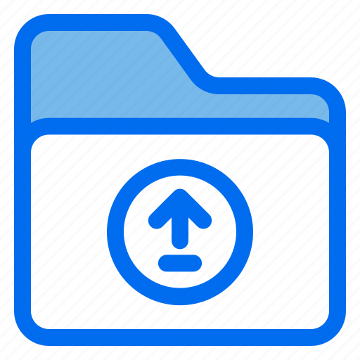 Upload, folder, uploading, file, document icon - Download on Iconfinder