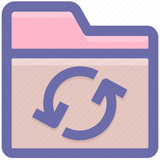 Archive, document, file and folder, files, folder, loading, sync icon - Download on Iconfinder