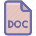 doc, document, file, page, paper, sheet