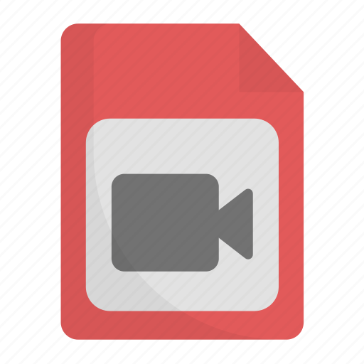 File, folder, data, video icon - Download on Iconfinder