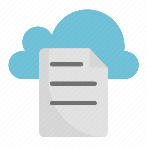 File, folder, data, cloud icon - Download on Iconfinder