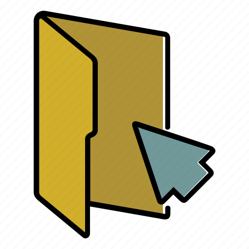 Arrow, cursor, mouse, files and folders icon - Download on Iconfinder