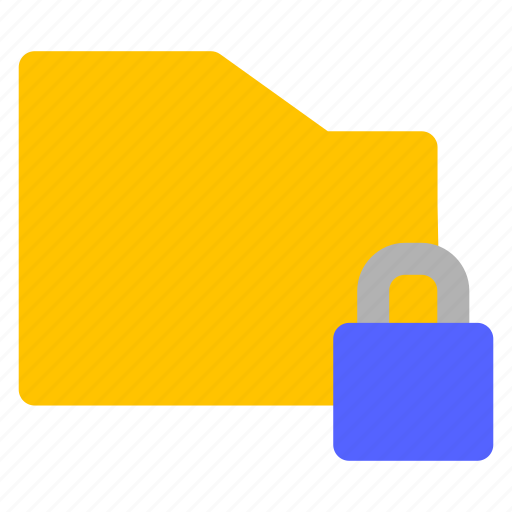 File, folders, confidential, document, lock, format, security icon - Download on Iconfinder