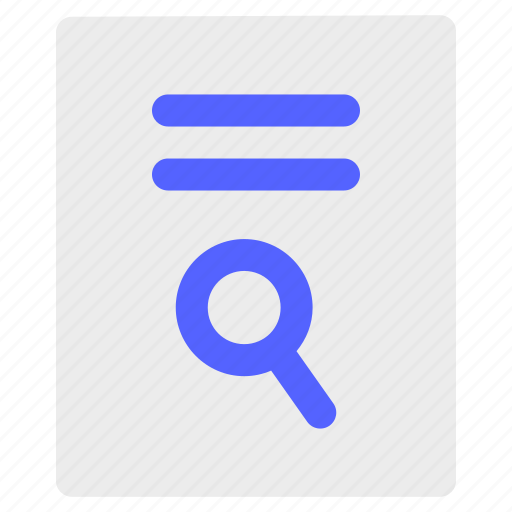 File, folders, search, find, magnifier, folder, document icon - Download on Iconfinder
