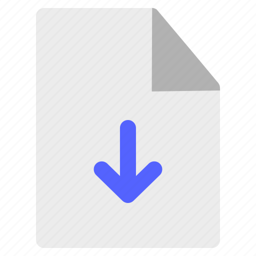 File, folders, download, type, page, arrow, direction icon - Download on Iconfinder