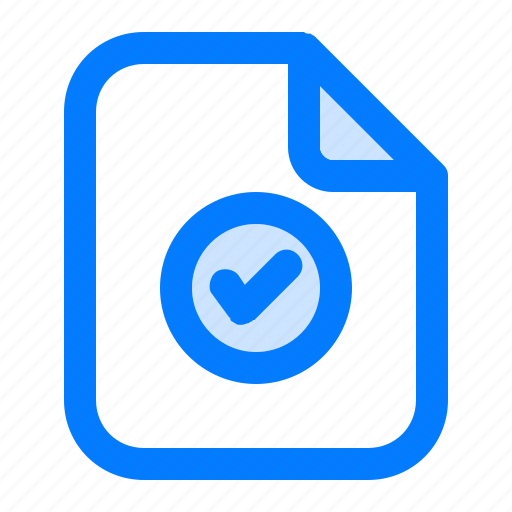 Archive, document, file, file type, paper, sheet, verified icon - Download on Iconfinder