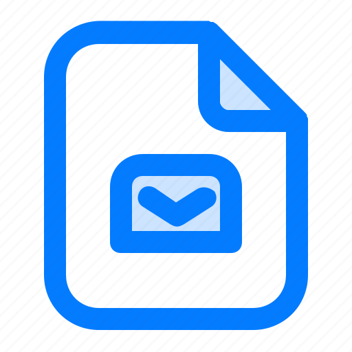 Document, extension, file, file type, format, mail, paper icon - Download on Iconfinder