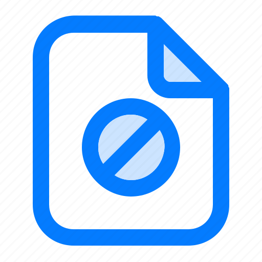 Archive, document, file, file type, forbidden, paper, sheet icon - Download on Iconfinder