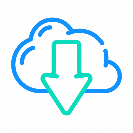 Download, file, from, cloud, computer, digital icon - Download on Iconfinder
