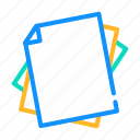 paper, list, file, computer, digital, document