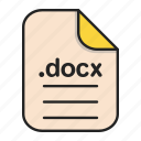 document, docx, file, format, text