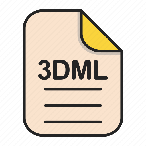 Document, file, file 3d, file 3dml, format, type icon - Download on Iconfinder