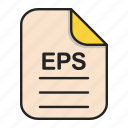 document, eps, file, generic file, illustrator, vector format