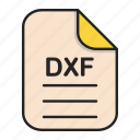 document, dxf, file, generic file, illustrator, vector format