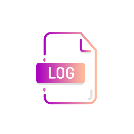 Extenstion, file, format, log icon - Free download