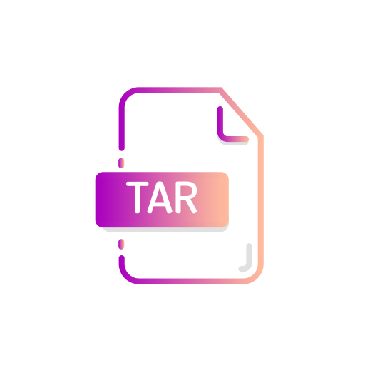 Extenstion, file, format, tar icon - Free download