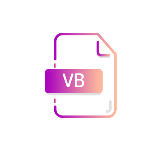 Extenstion, file, format, vb icon - Free download