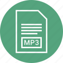 extention, file, mp3, type