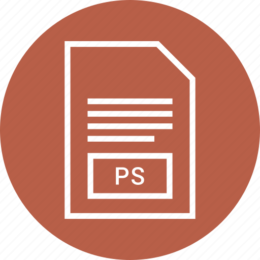 Extention, file, ps, type icon - Download on Iconfinder