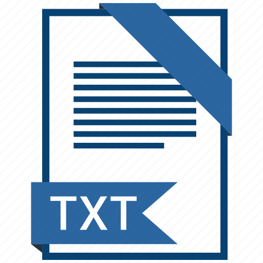 Document, extension, format, paper, txt icon - Download on Iconfinder