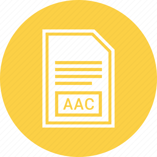 Aac, document, file, format icon - Download on Iconfinder