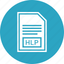 document, extension, file, format, hlp