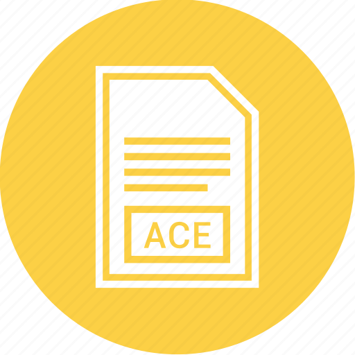 Ace, document, extension, file, format icon - Download on Iconfinder
