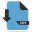 document, dwf, extension, file, format, page 