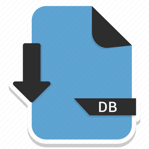 Db, file extension name icon - Download on Iconfinder