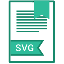 document, extension, file, svg file