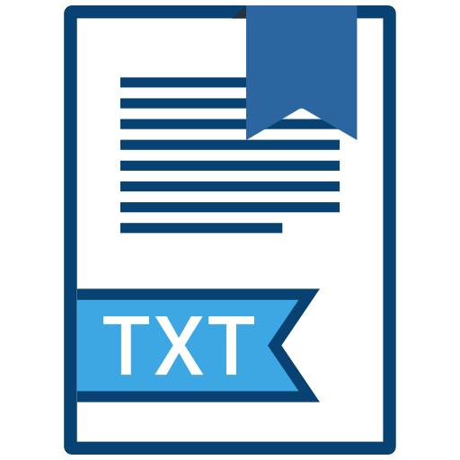 Extension, file, name, txt icon - Free download