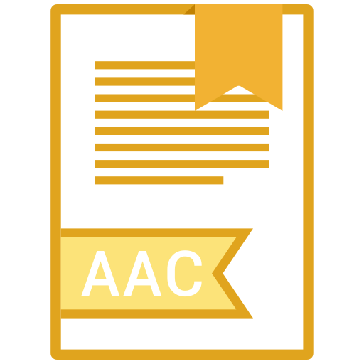 Aac, extension, file, name icon - Free download