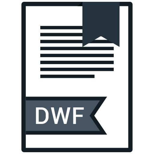 Dwf, extension, file, name icon - Free download