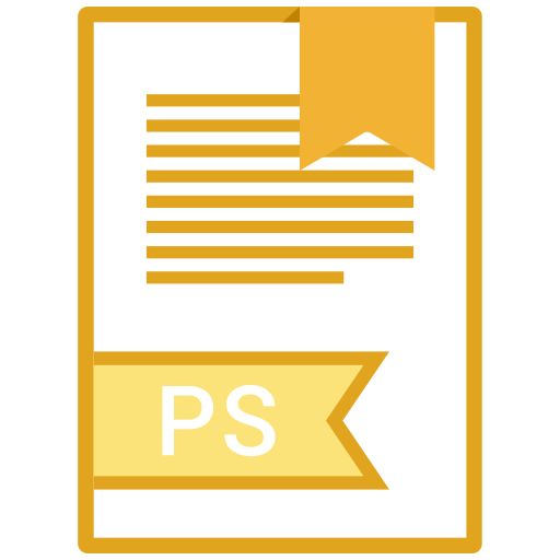 Extension, file, name, ps icon - Free download on Iconfinder