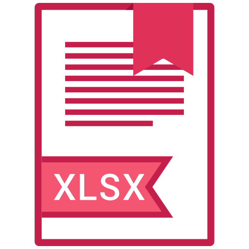 Document, extension, file, format, xlsx icon - Free download