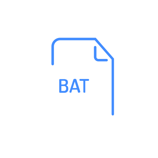 File, extenstion, bat icon - Free download on Iconfinder