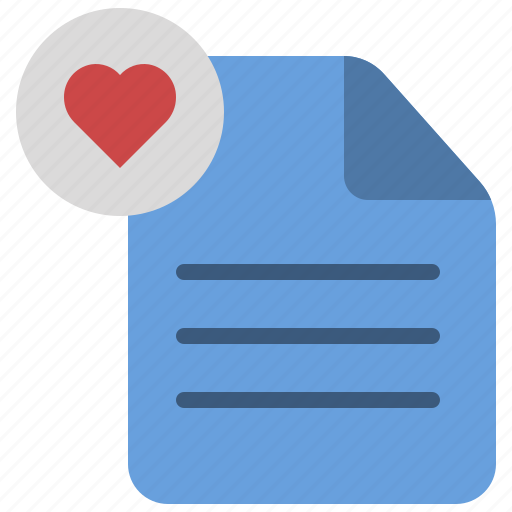 Data, document, favorite, file, important, like, paper icon - Download on Iconfinder