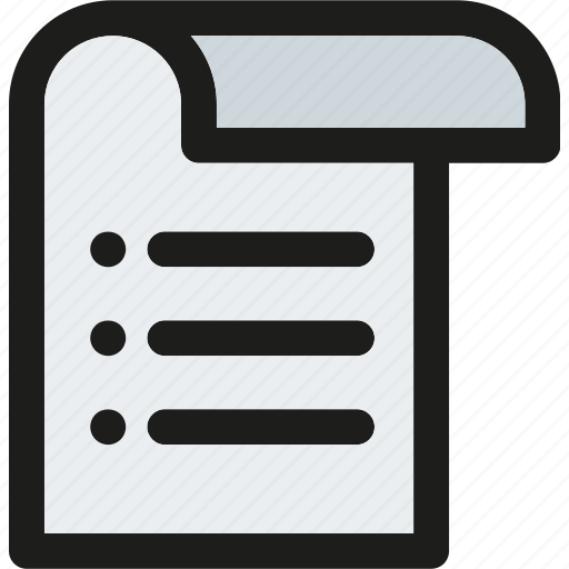 Alignment, data, document, extension, file, format, paper icon - Download on Iconfinder