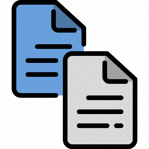 Backup, copy, data, document, file, format, paper icon - Download on Iconfinder